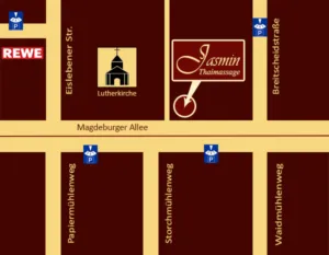Lageplan: Magdeburger Allee 40 in Erfurt, neben den Stadtwerken