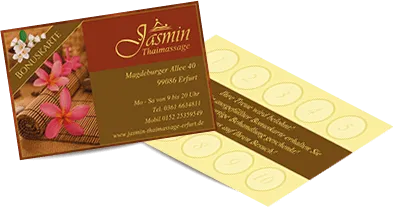 Jasmin Thaimassage Bonus-Karte